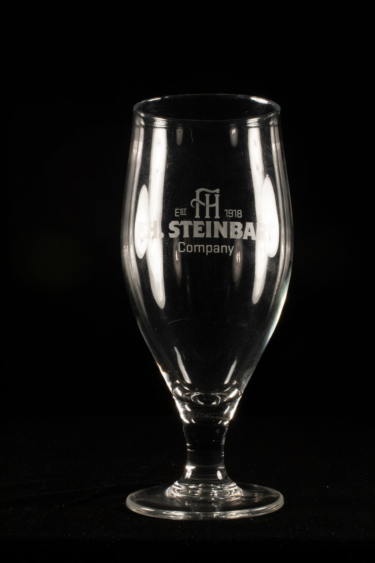 F.H. Steinbart Footed Glass